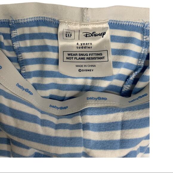 Baby Gap Disney 4 striped pajama pants long Johns - Picture 3 of 3